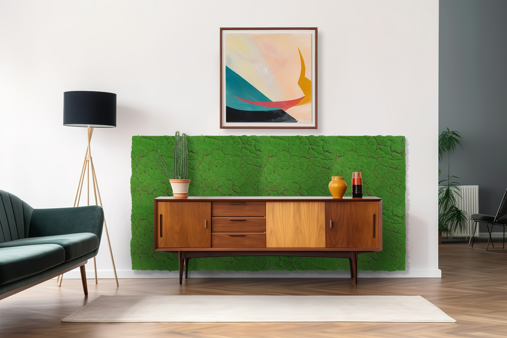 Wandpaneel Jangal Modular Wall 11108 Forest Green Design Moos 52 x 52 cm