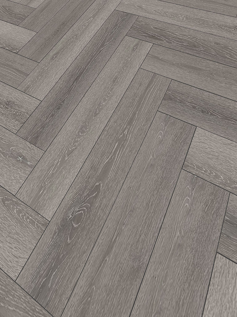 Click-Vinyl World of SPC 3526H St. Louis Oak Herringbone City 1x4