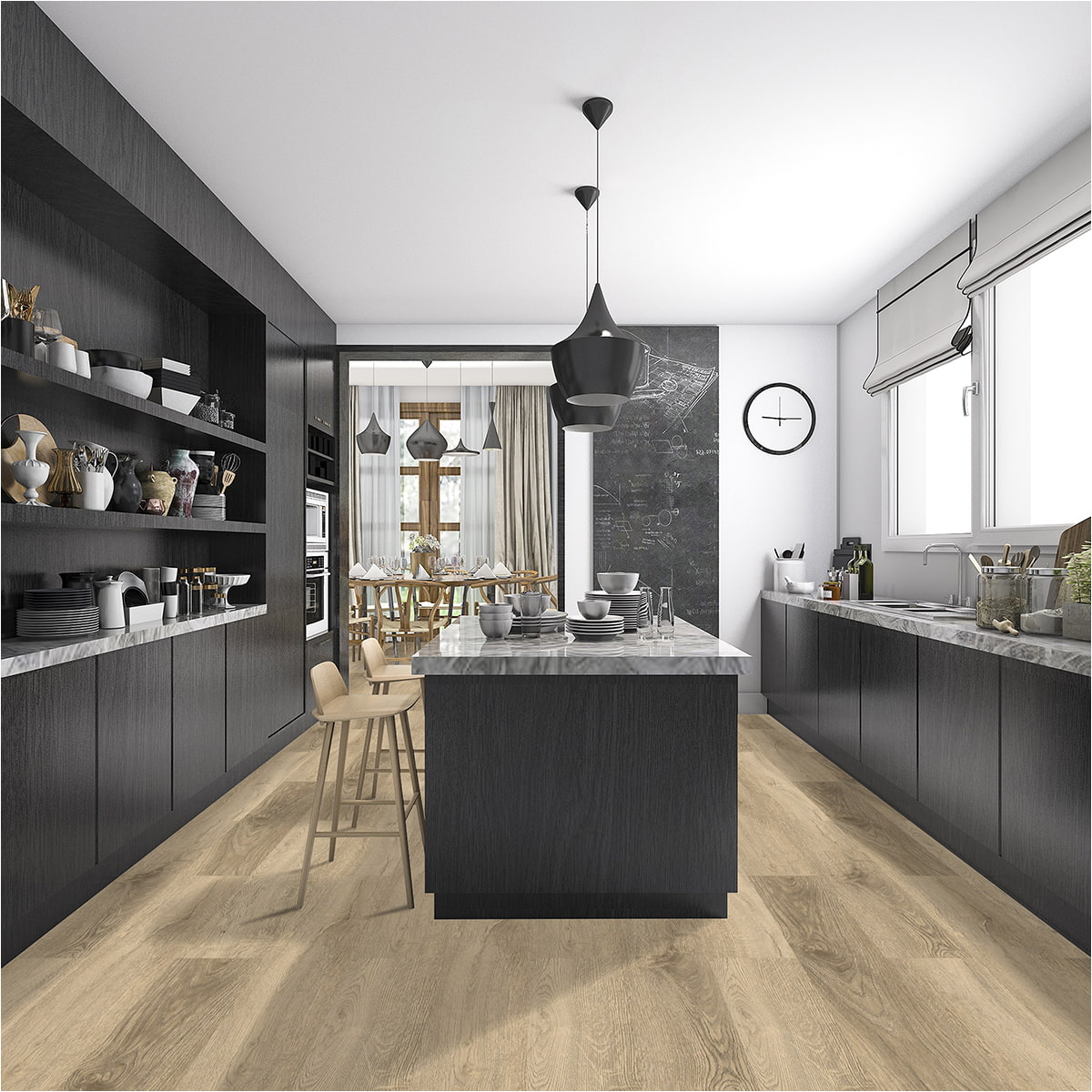 Click-Vinyl SPC 4185 Cadiz Eiche 5mm inkl. Trittschall