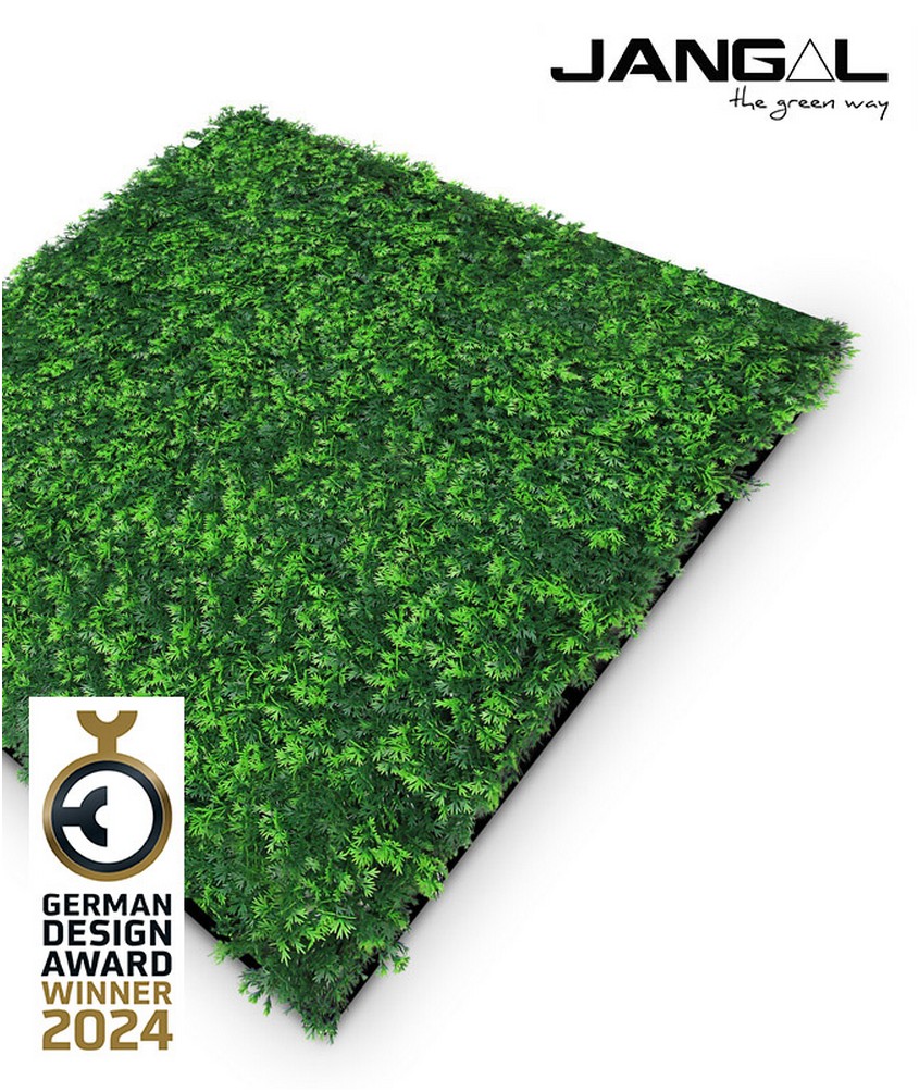 Wandpaneel Jangal Modular Wall 11120 Mixed Green Design Grass 52 x 52 cm