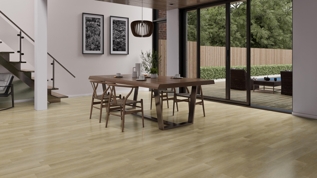 Click-Vinyl CHECK One 2074 Prenzlau Eiche Breitdiele inkl. Trittschall Premium