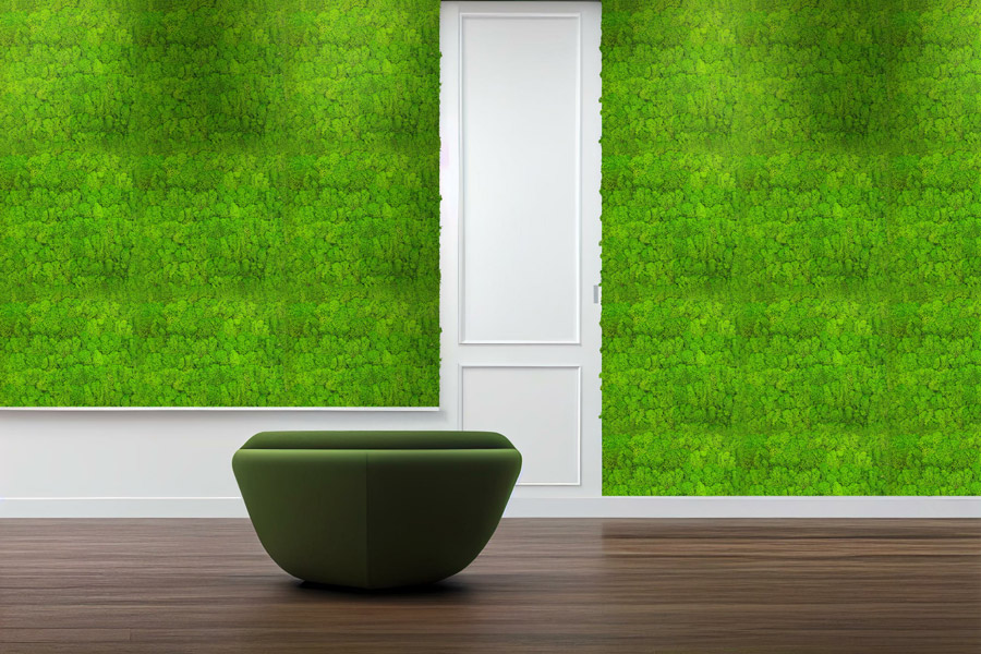 Wandpaneel Jangal Modular Wall 11102 Bright Green Moos 52 x 52 cm