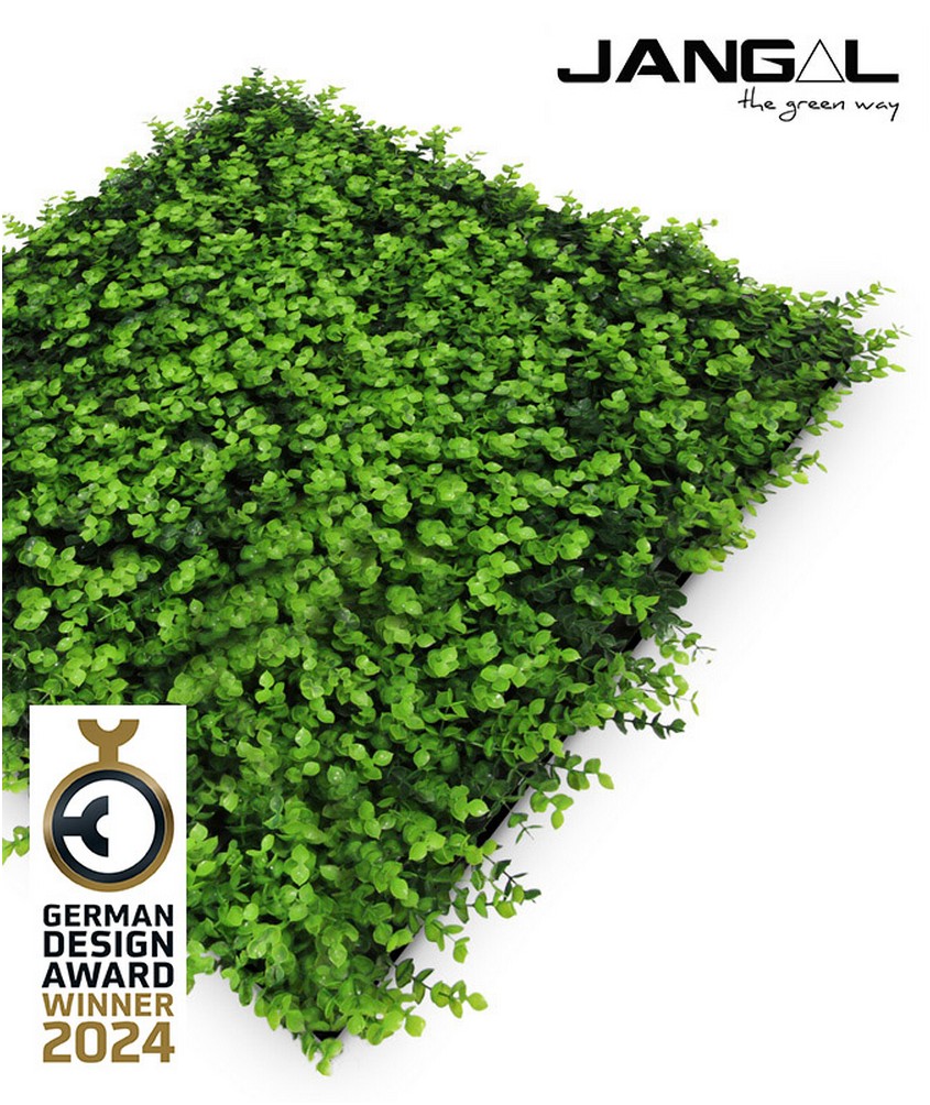 Wandpaneel Jangal Modular Wall 11112 Mixed Green Design Buxus 52 x 52 cm