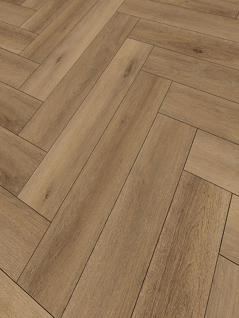 Click-Vinyl World of SPC 3527H Salt Lake City Oak Herringbone City 1x4