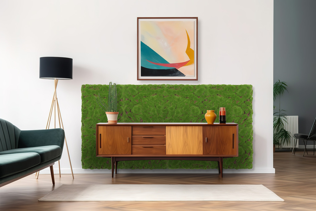 Wandpaneel Jangal Modular Wall 11111 forest green bulk design moos 52 x 52 cm