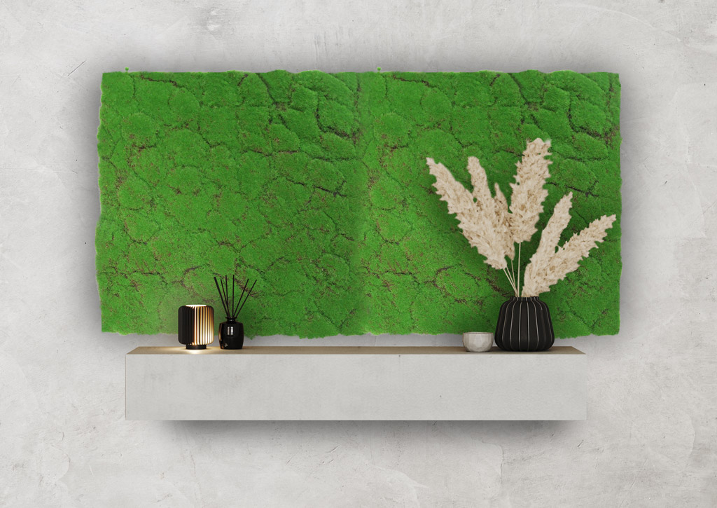 Wandpaneel Jangal Modular Wall 11108 Forest Green Design Moos 52 x 52 cm