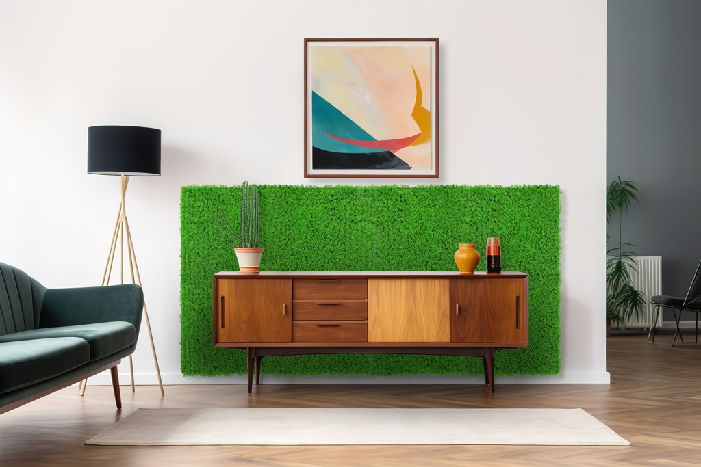 Wandpaneel Jangal Modular Wall 11115 Bright Green Design Grass 52 x 52 cm