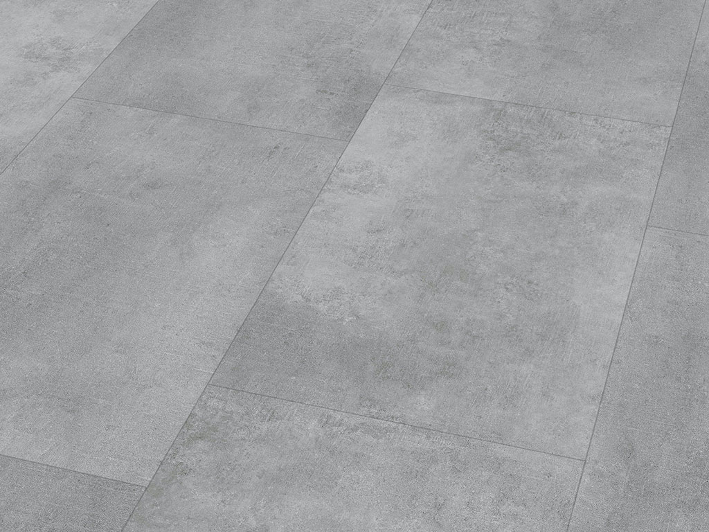 Click-Vinyl 3602 Grey Concrete Fliese XL Betonoptik