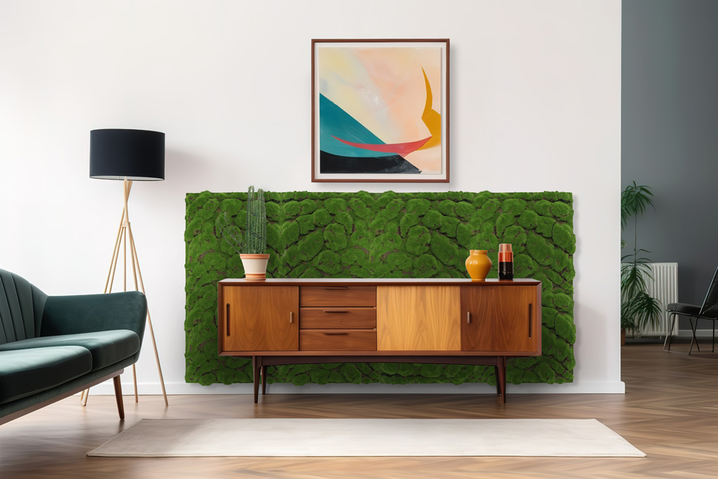 Wandpaneel Jangal Modular Wall 11109 forest green big bulk design moos 52 x 52 cm