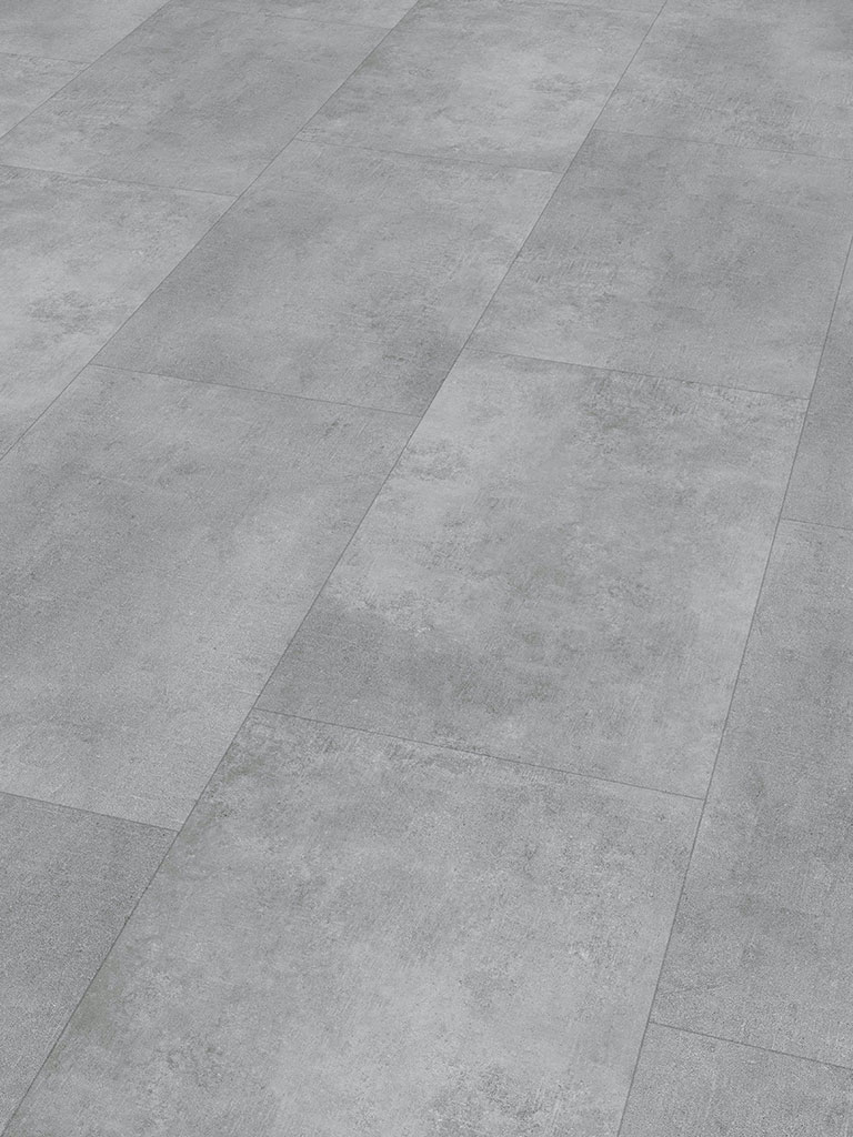 Click-Vinyl 3602 Grey Concrete Fliese XL Betonoptik
