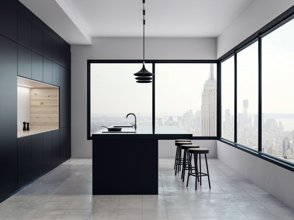 Click-Vinyl 3512 Robust Concrete Fliese Betonoptik