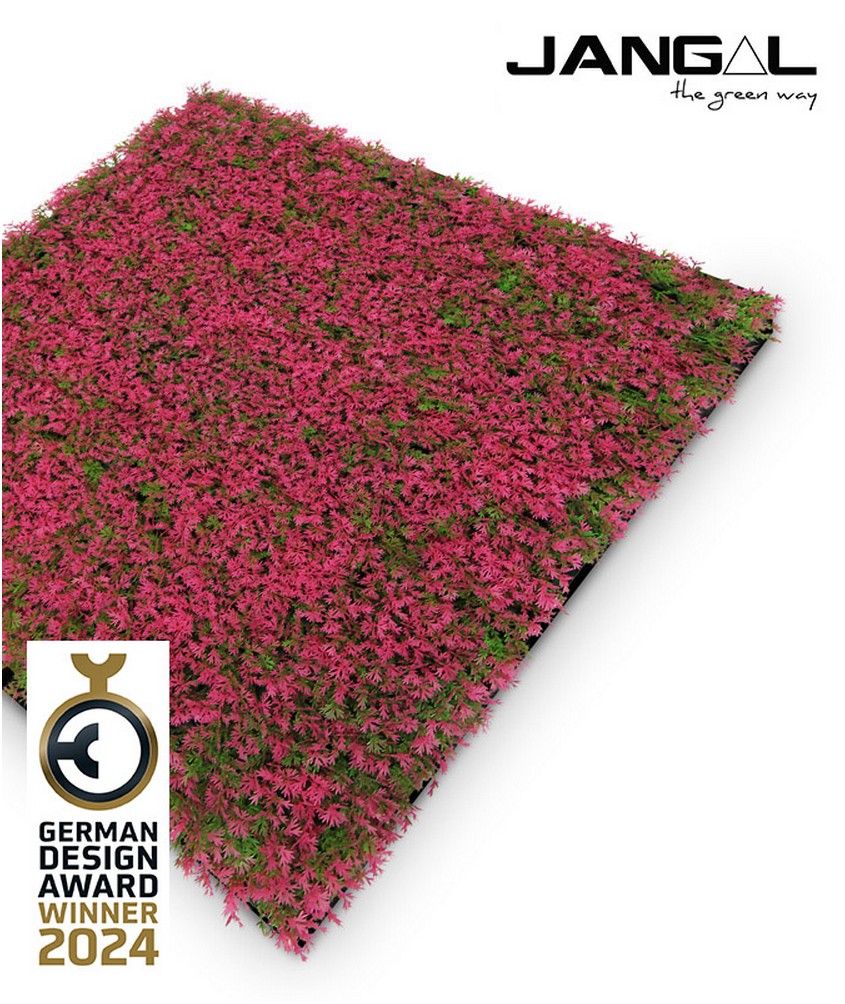 Wandpaneel Jangal Modular Wall 11114 Pink Design Grass 52 x 52 cm