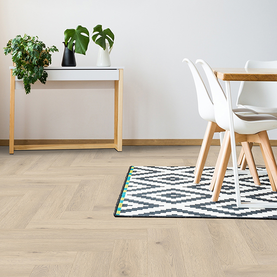 Click-Vinyl CHECK One 2490H Weitenhagen Oak Herringbone inkl. Trittschall Click-Vinyl CHECK One 2490H Weitenhagen Oak Herringbone inkl. Trittschall