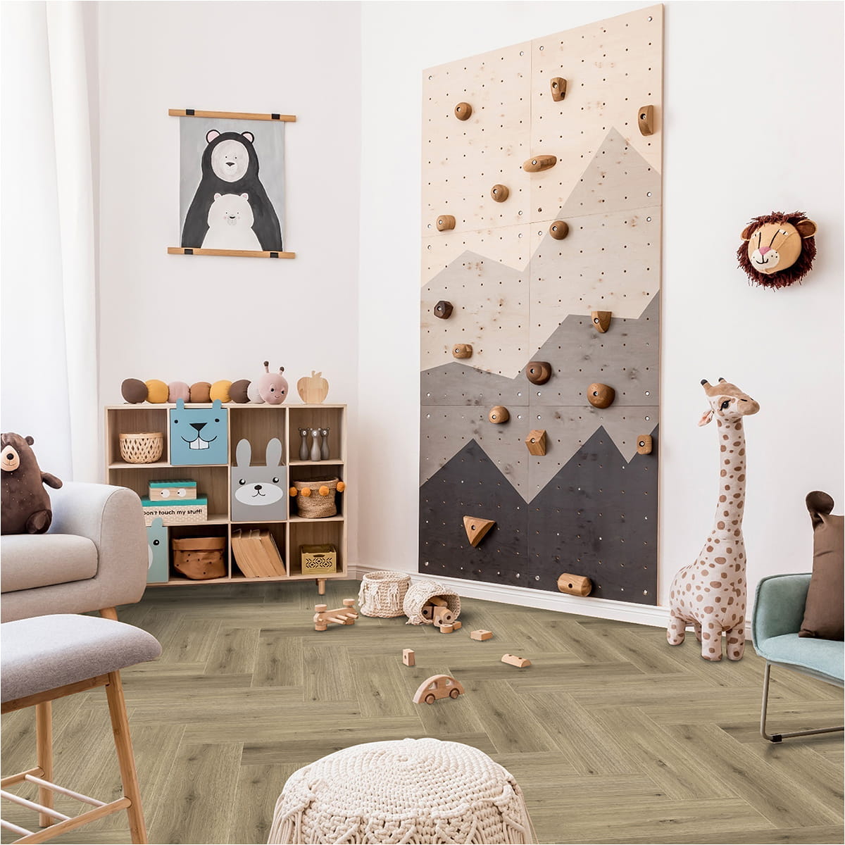 Click-Vinyl SPC 4186H Altea Eiche 5mm Herringbone inkl. Trittschall