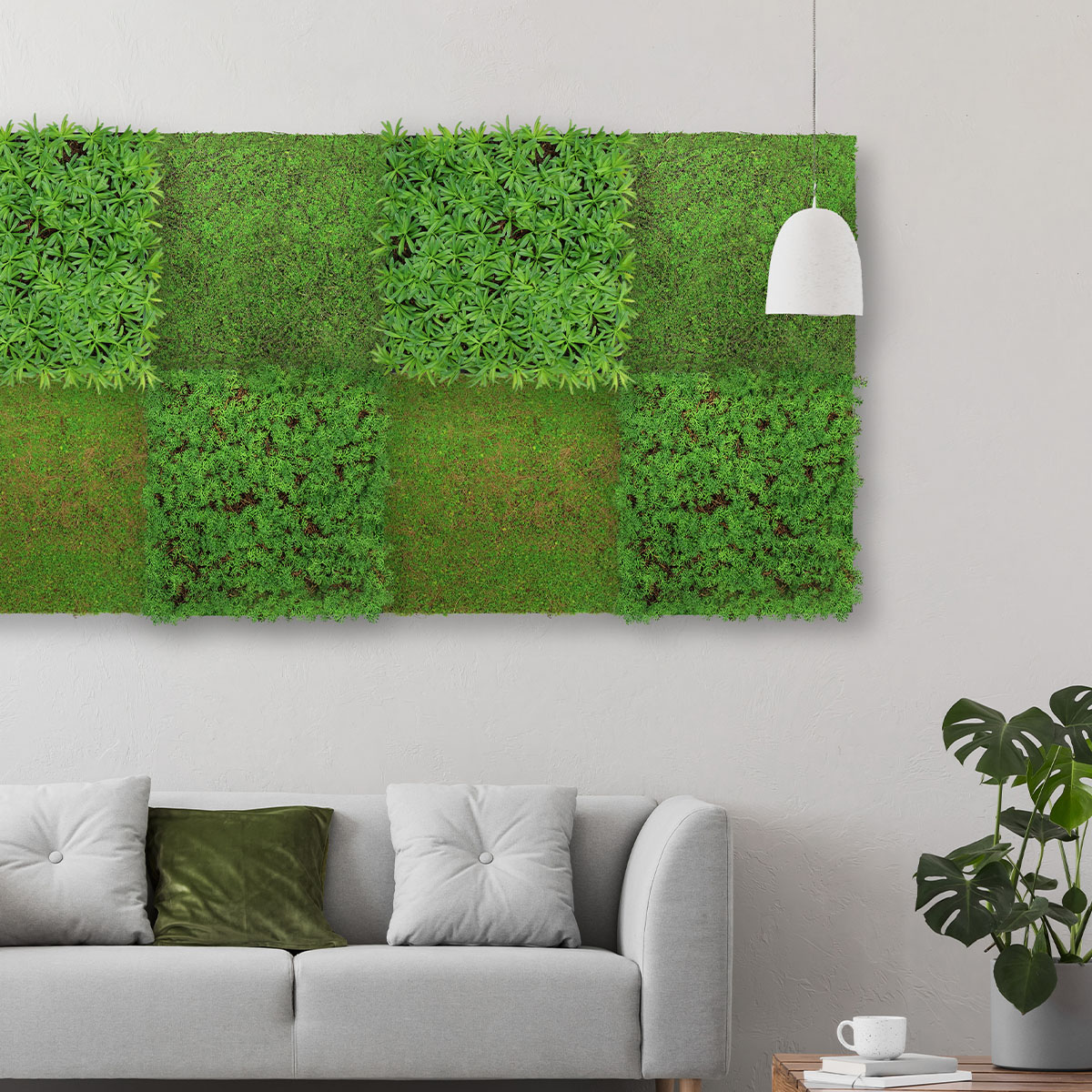 Wandpaneel Jangal Modular Wall 11104 Podocarpus Tea Tree 52 x 52 cm